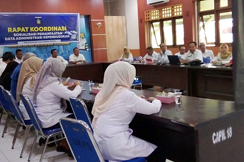 Rapat Kerjasama Pemanfaatan Data dengan Perangkat Daerah